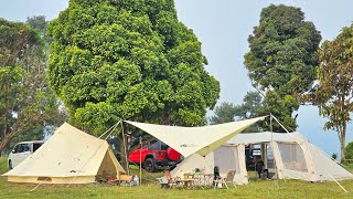 Hike N Run Camp Fest 2023 | Camping Bersama Konten Kreator di BUKIT GAJAH CAMPING GROUND #인도네시아캠핑