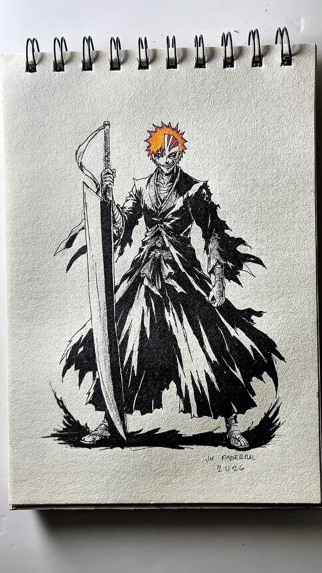 Ichigo Kurosaki drawing ✍️ #art #drawing #sketch #bleach