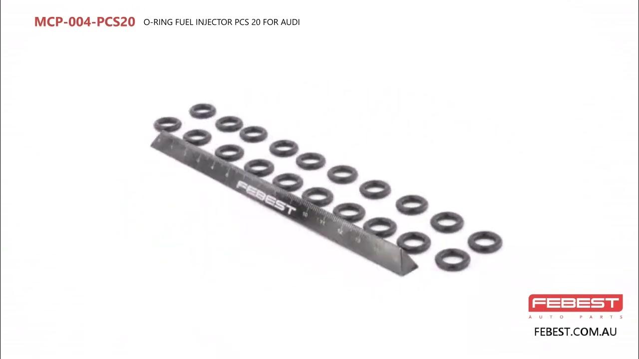MCP-004-PCS20 O-RING FUEL INJECTOR PCS 20 FOR AUDI - YouTube