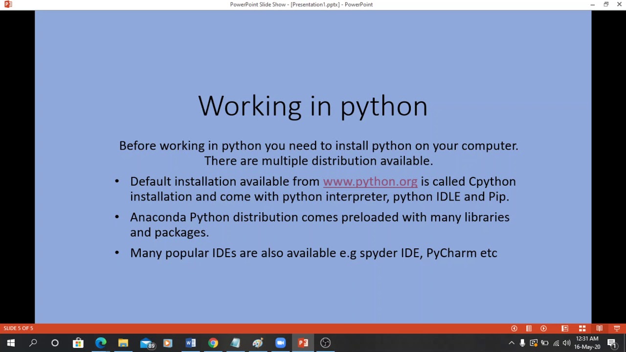 Grade XI and XII  Introduction to Python by Ms Sweety Nanda