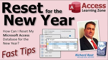 How Can I Reset My Microsoft Access Database for the New Year?