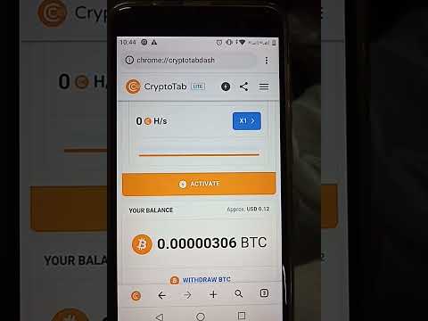 Mining Crypto Tab Lite Gratisan Selama 2 Jam Dapat 0.000002 BTC