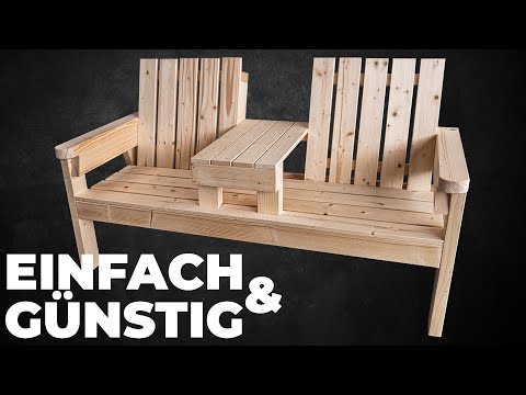 Video: So Bauen Sie Ihre Eigene Gartenbank