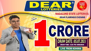 DEAR FLAMINGO EVENING MONDAY WEEKLY LOTTERY LIVE TODAY 8.00 PM  |05.07.2021| LIVE FROM NAGALAND