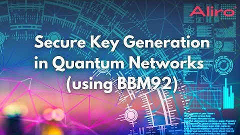 Key Generation in entanglement-based Quantum Networks