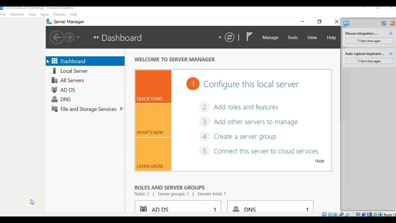 Explaining How I Promoting my Windows server to a domain controller