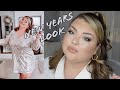 NEW YEARS EVE LOOK | PLUS SIZE OUTFITS, MAKEUP & HAIR!