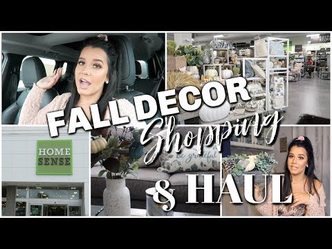 SHOP WITH ME: Fall Home Decor Haul | Homesense & Homegoods