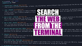 3 Command Line Apps To Search The Web