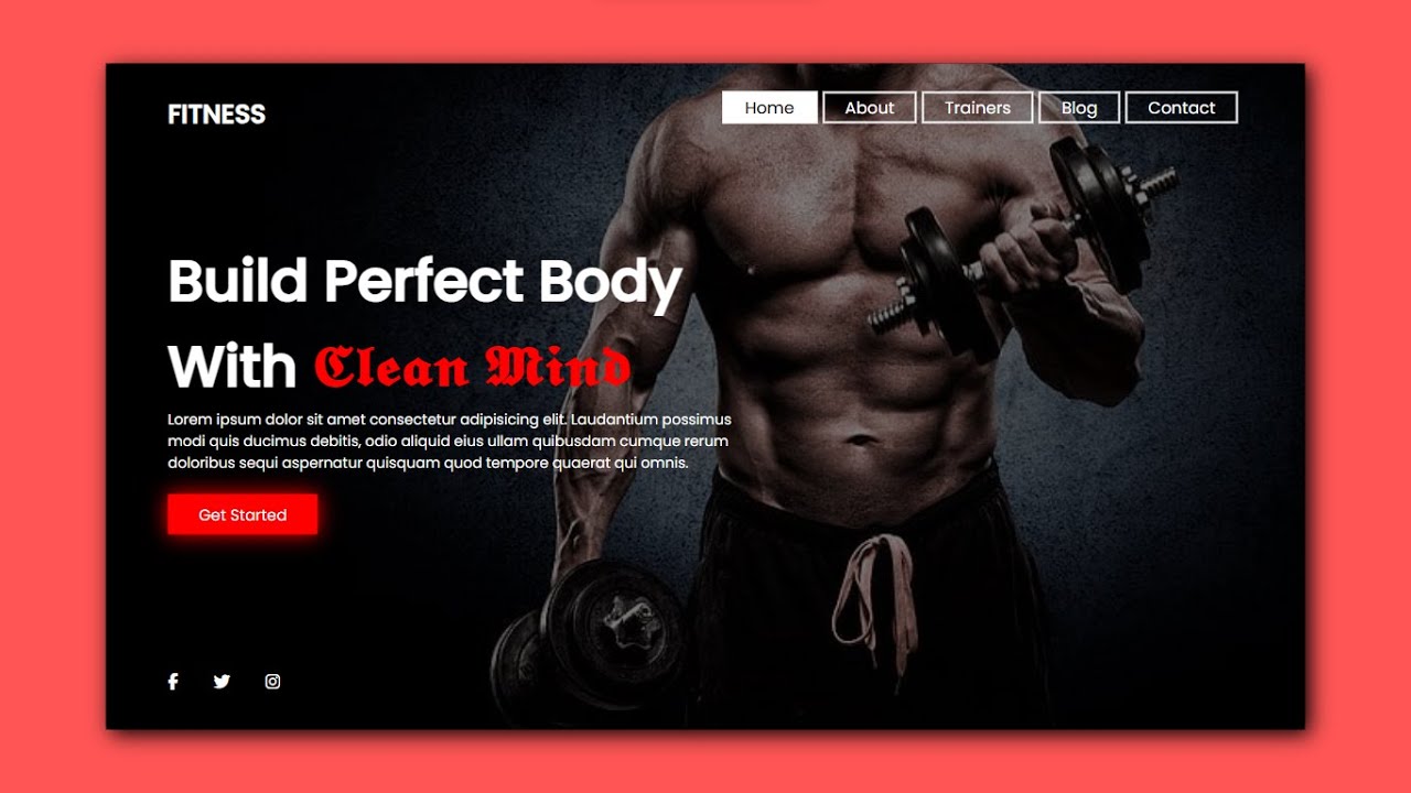 Responsive Website Design Using HTML And CSS Only | HTML And CSS ...