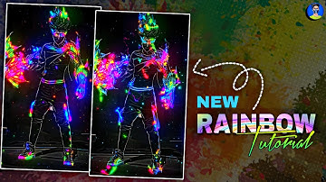 How To Make Rainbow Fire Color Grading In Alight Motion