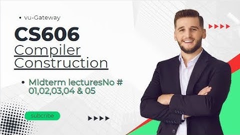 CS606 Short lectures 1 to 5 |CS606 midterm Preparation |cs606 short lectures |cs606 short lecture 1