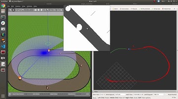 Autorally MPPI avoiding obstacles (+visualization)