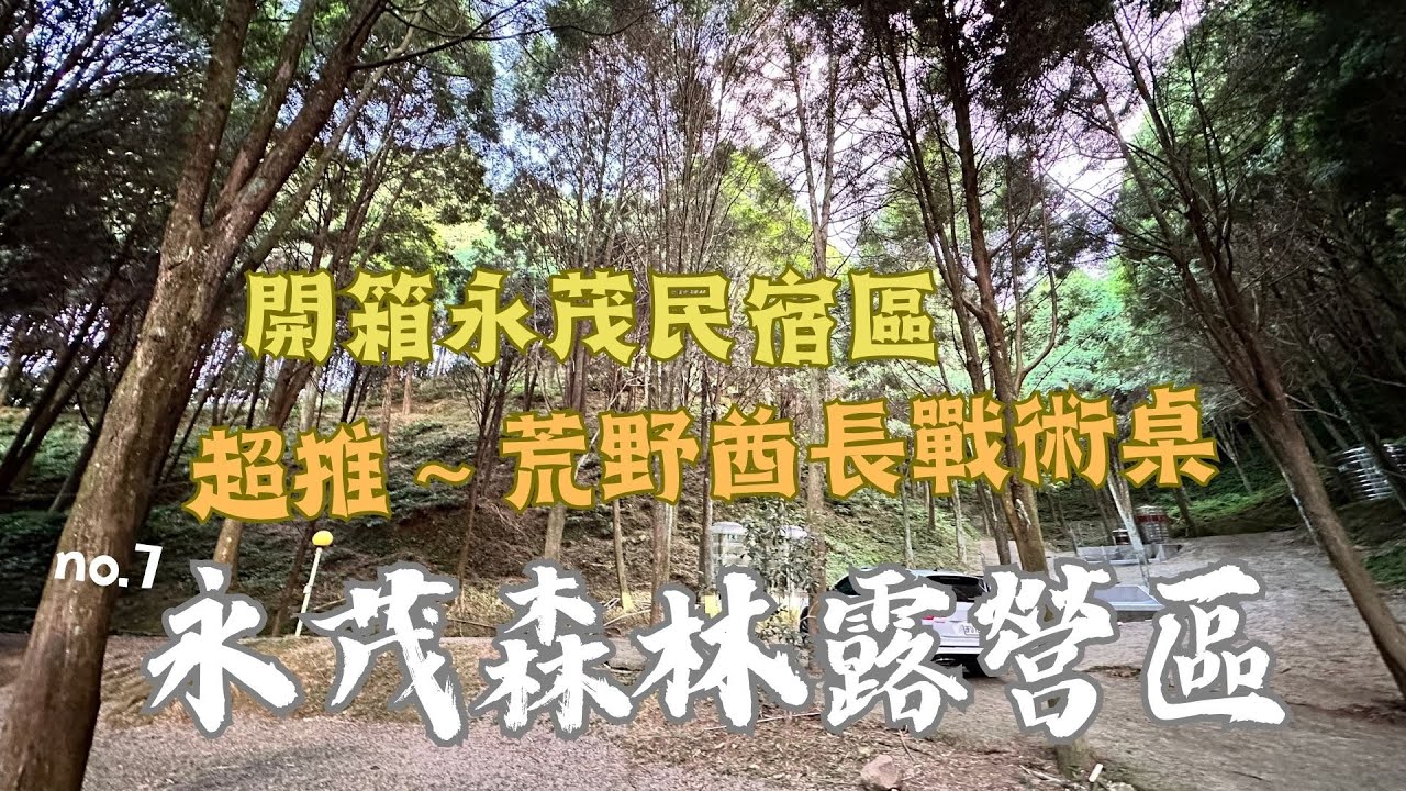 永茂森林隱藏版區/ 民宿介紹 /森林系露營/荒野酋長戰術桌/百年黑松/家庭露營/溪水/攻頂/Sabbatical ARNICA