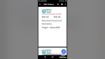 Previous year question paper with solution phe10 electrical circuits and electronics