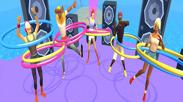 Hula Hoop Race - Gameplay Walkthrough - All Levels (IOS, Android)
