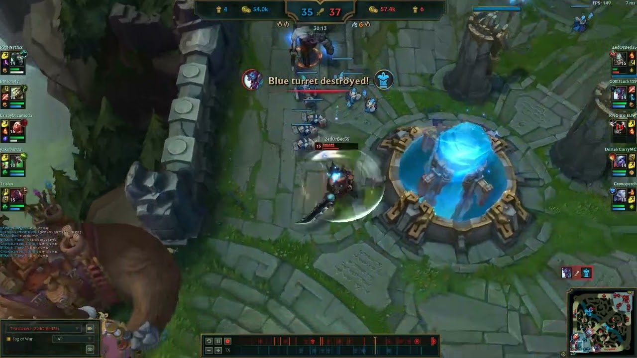 கறிக்கட பாய்  திரிந்தாமர் ஓட்டம் Butcher Tryndamere Escape League of Legends