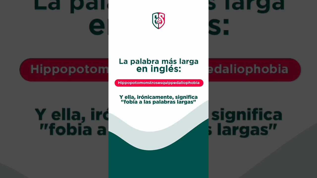 Esta palabra cuenta con 45 letras 🤯😲Puedes practicar tu #pronunciation con ella