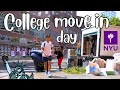 College move in day 2023  new york university