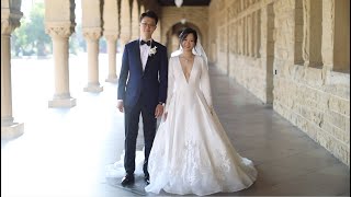 RUIQI & Yilun’s wedding ceremony highlight at Stanford Memorial church San Jose, California