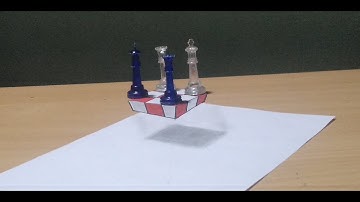 #3D_art | How to draw 3D chess board | Easy trick and illution | DeenuYogi MS