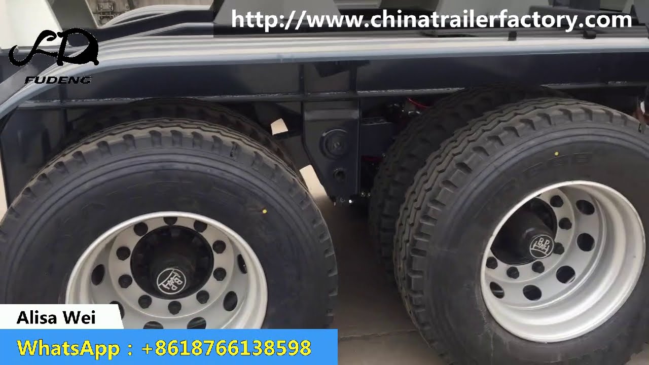 Fudeng Factory——3 axles sulfuric acid tank trailer
