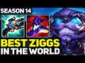 Rank 1 best ziggs in season 14  amazing gameplay  league of legends
