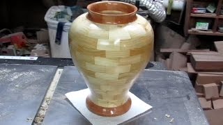 #114 Building a Segmented Vase Part 3-Turning and Finish
