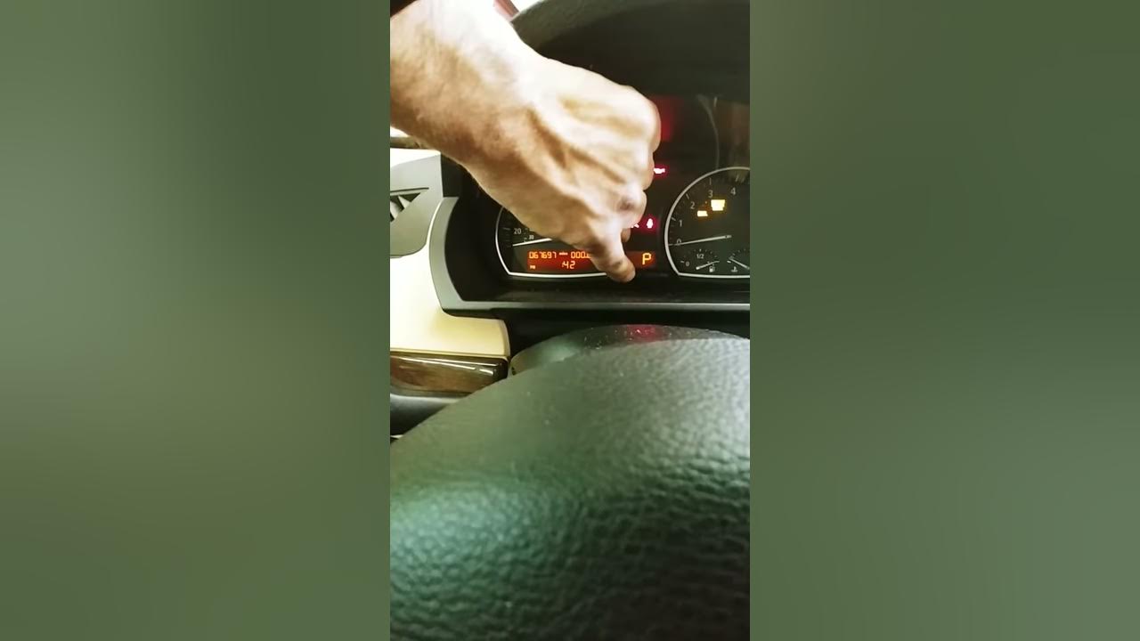 Bmw x3 clock reset - YouTube