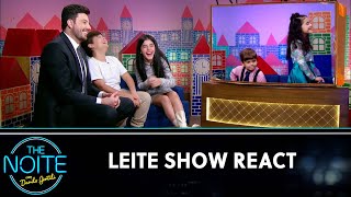 Chiquinho e Lorena reagem a seus melhores momentos no Leite Show | The Noite (23/04/24)