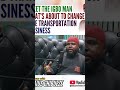 I want to change the transportation system in Nigeria- Gaius Chibueze