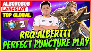 RRQ Alberttt Lancelot Perfect Puncture [ Top Global Lancelot Lancelot ] Alborobob - Mobile Legends