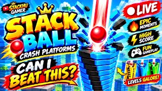 🔥 STACK BALL LIVE GAMEPLAY 🔴 #StackBall #LiveGaming