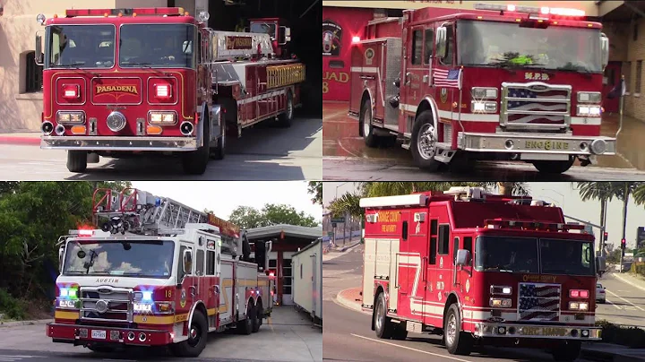 Fire Trucks & Police Responding - Best of 2021 Com...