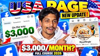 USA Facebook Page Full Course 2026 | New Update & Automation Process Guide