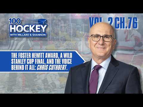 The Foster Hewitt Award, a Wild Stanley Cup Final, and the Voice Behind It All: Chris Cuthbert.