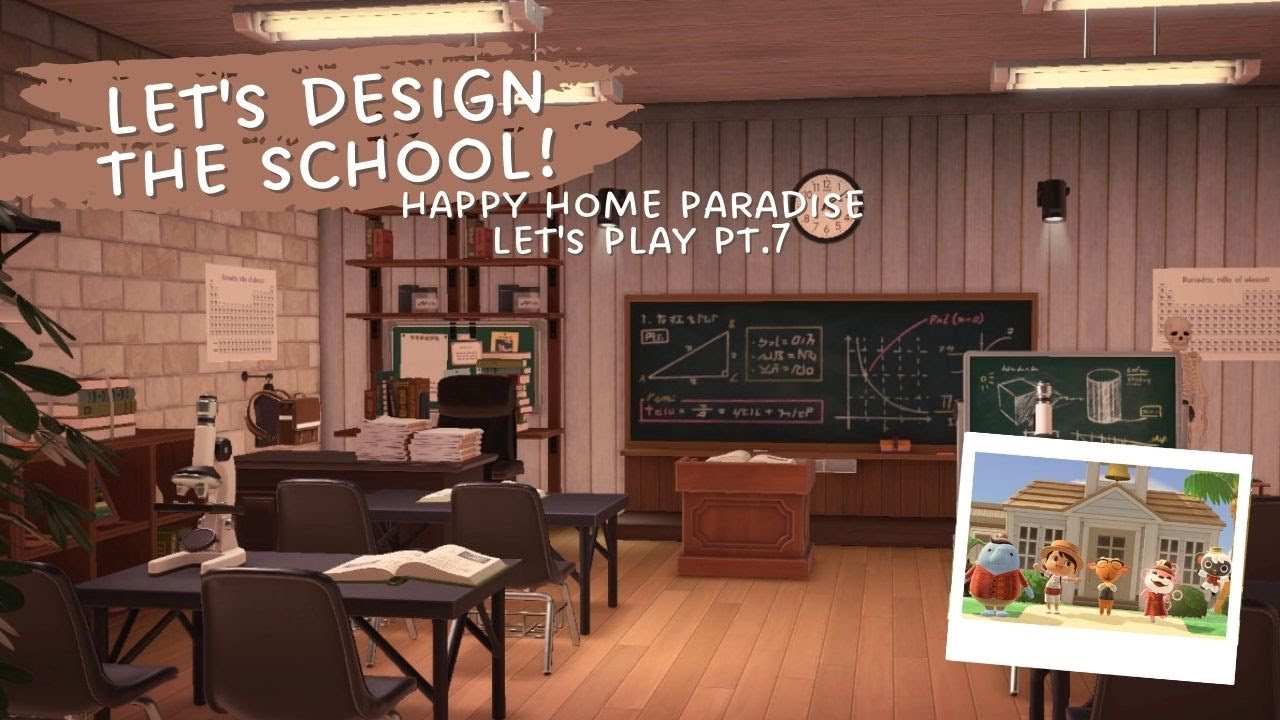 Let's design the SCHOOL in HAPPY HOME PARADISE! | let's play pt. 7