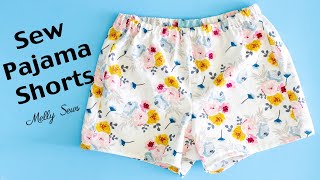 Learn to sew Pajama Shorts - Beginner Sewing Project