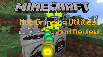 Minecraft 1.12.2 : Mob Grinding Utilities Mod! | Mod Review