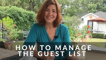 Table Talk - How To Manage The Guest List