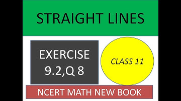 class 11,ex,9.2,q8,Straight Lines ll Mathll PSEB||CBSE llSTUDY MATH ONLINE || #straightlines,#smo