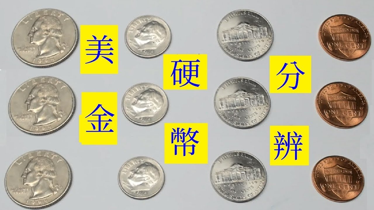 美金硬幣介紹United State Coins - YouTube