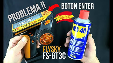 Reparar boton enter del scroll Flysky GT3C [ Facilmente sin soldaduras ] @ Songoland