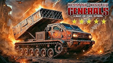 Generals Zero Hour | Light of Five Stars – Urban Rocket Rampage! | Enhanced AI Warfare