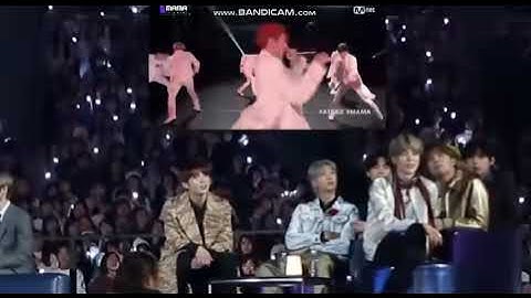 BTS reaction to ATEEZ at MAMA 2019..