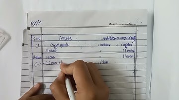 Accounting Equation.Problem#4,chapter2. i.com-1.sohail afzal and M.arif