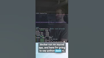🐋 Should you do CMD at runtime with Docker #docker  #python  #programming  #coding