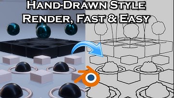 Convert Renders to Line-Art  - Blender Tutorial
