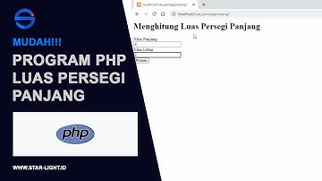 LUAS PERSEGI PANJANG DENGAN PEMROGRAMAN PHP