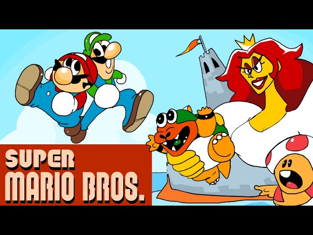 Super Mario Bros. in 40 years ANIMATED - YouTube